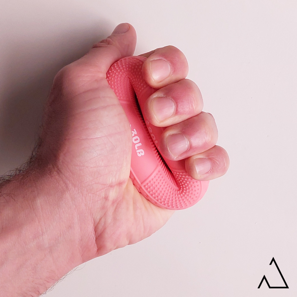 حلقه تقویت مچ و ساعد سطح 1 - سیلیکونی- صورتی- دو مقاومت 9 و 13 کیلویی- 20 و 30 پوندی