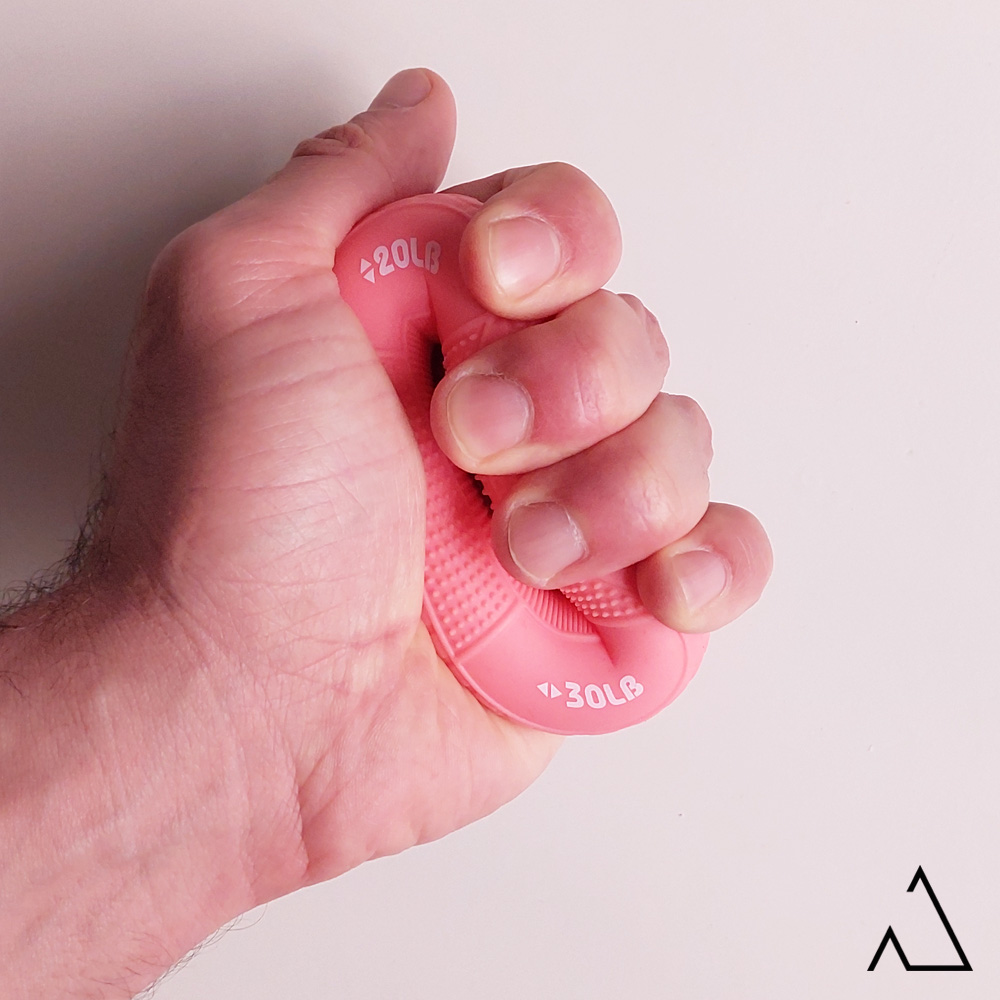 حلقه تقویت مچ و ساعد سطح 1 - سیلیکونی- صورتی- دو مقاومت 9 و 13 کیلویی- 20 و 30 پوندی