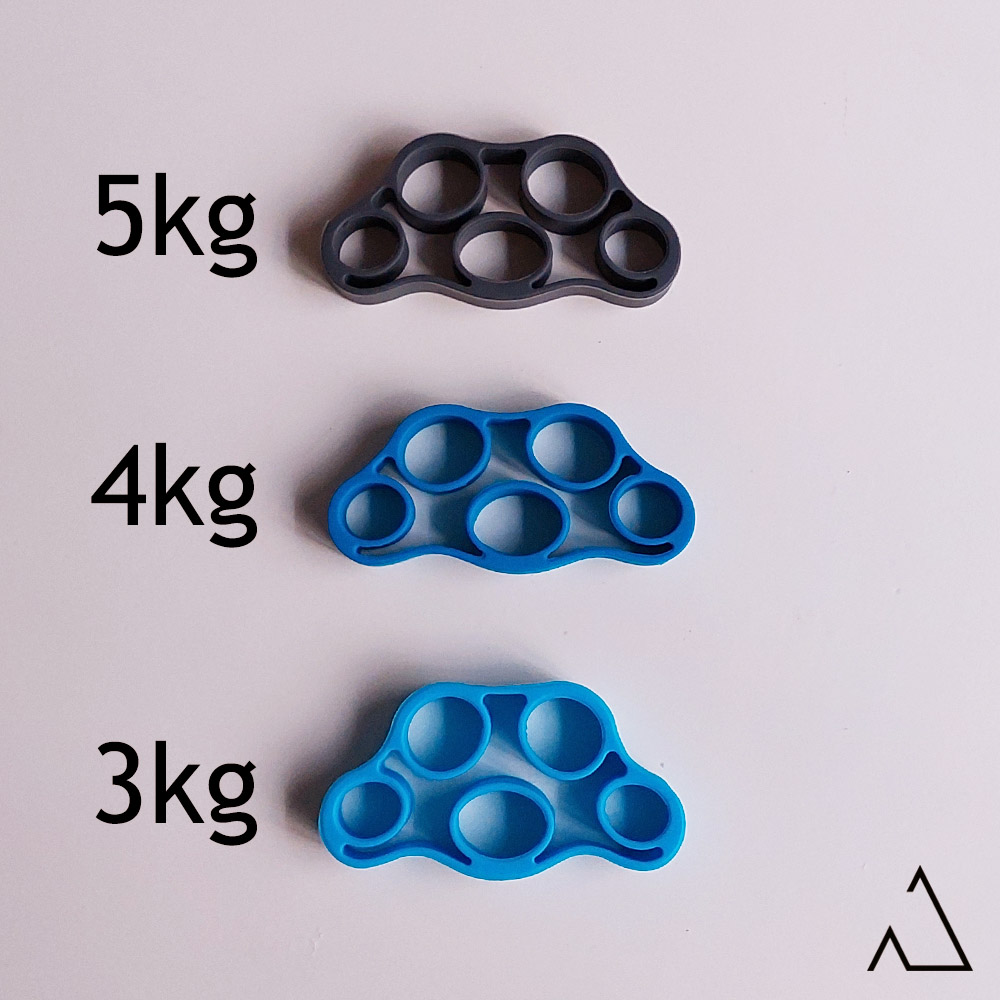 کش تقویت انگشت-مقاومت 3، 4 و 5 کیلویی-6.6، 8.8 و 11 پوندی