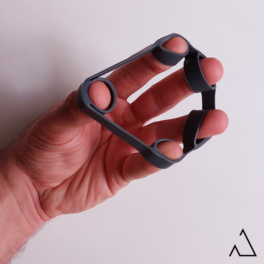 کش تقویت انگشت-مقاومت 5 کیلویی-11 پوندی- خاکستری